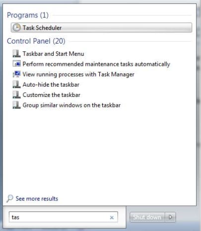 Select Create Basic Task from the Actions pane on the right of the window.