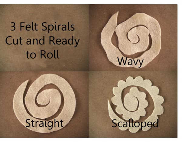 Spirals Cut - 3 Different edges