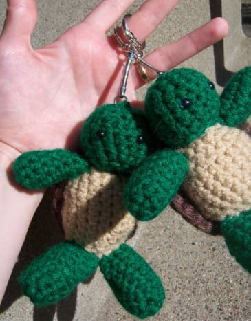 Dangling turtles!