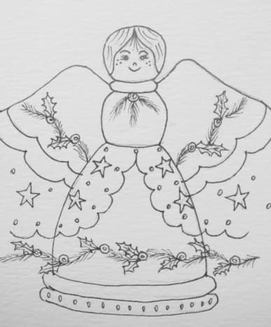 Christmas Angel pattern - photo by RedElf