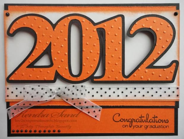 Or you could do a graduation-themed card. 