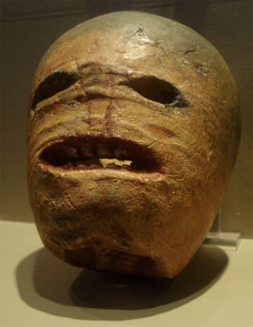 A traditional jack-o-lantern from Ireland's Museum of Country Life