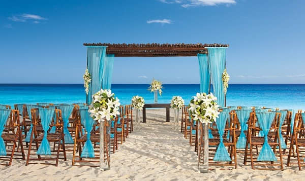 Beach wedding . . . 