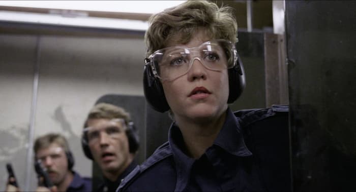 Nancy Allen as Officer Lewis.