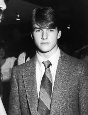 Tom Cruise at the premiere of 1983's The Outsiders.