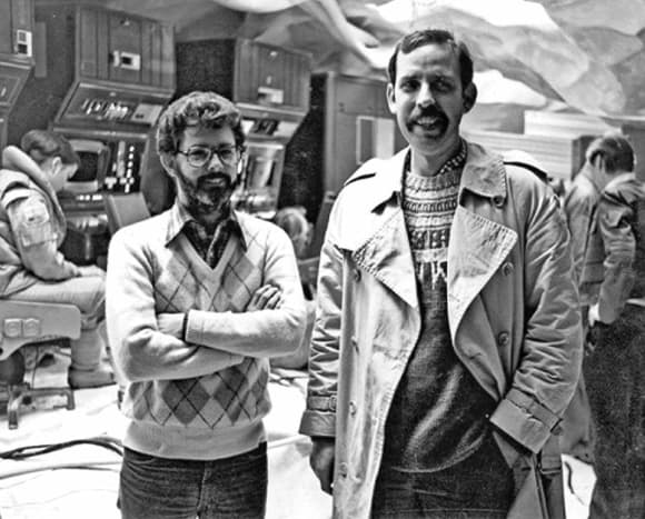 George Lucas on the left.
