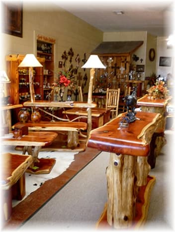 Inside of Big Cedar Furniture 