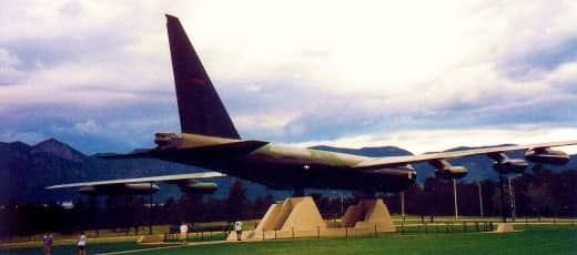 B-52 Bomber on Air Force Academy grounds 