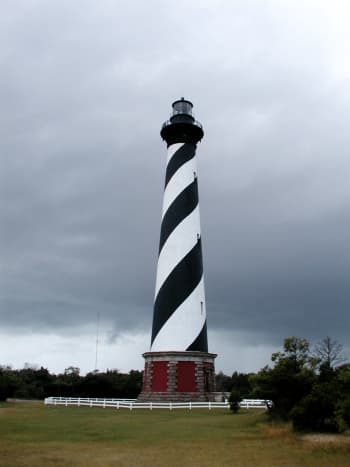 Cape Hatteras Lighthouse on the Outer Banks.