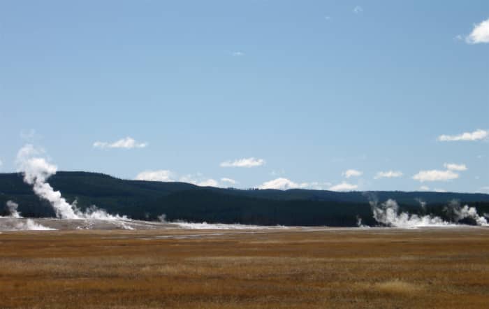 The Earth Steams, the soil boils of Yellowstone National Park