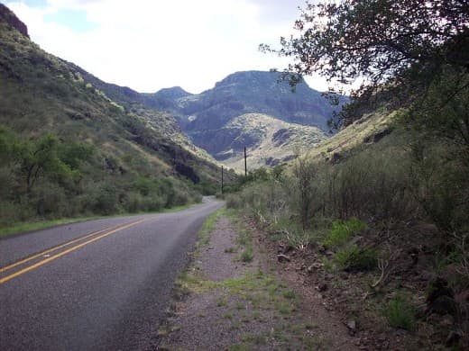 Scene from Ranch to Market Road 1832 in the Davis Mountains in northeastern Jeff Davis County, Texas