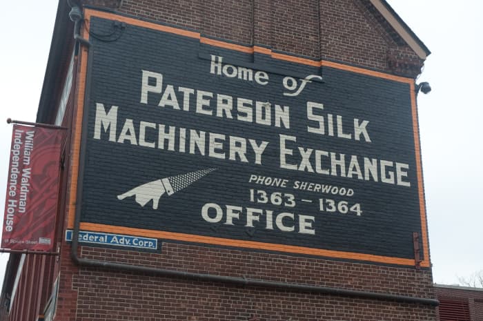 Paterson Silk Machinery Exchange in the Great Falls historic district.