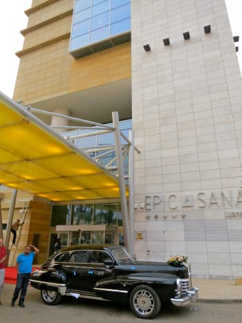 The entrance to Epic Sana in Luanda