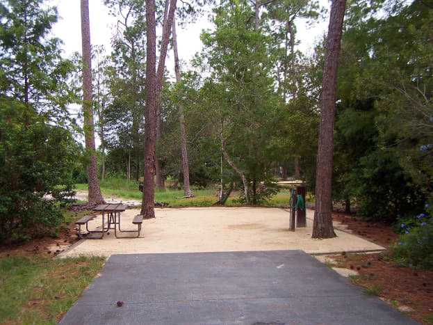 Standard campsite- electricity, cable, partial, water, picnic table, BBQ grill, scenic location