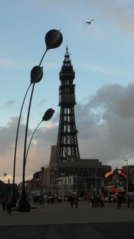 Blackpool Tower and Sculptures