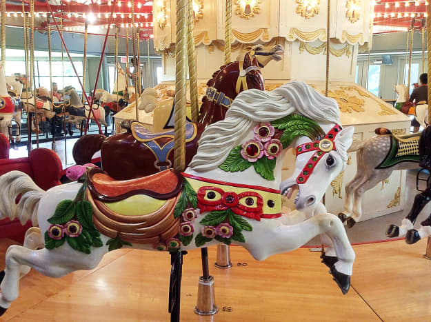 My favourite horse on the carousel