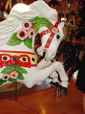 Another view of my favorite carousel horse at the Burnaby Village Museum