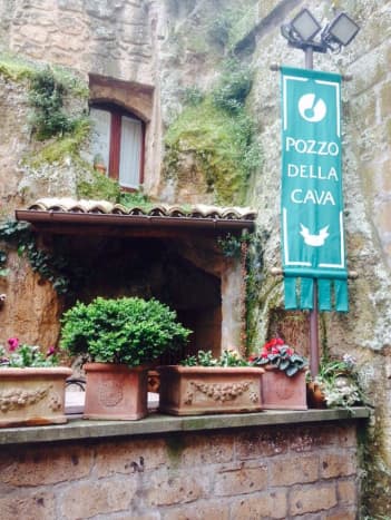 One of the best restaurants in Orvieto sits right above the caves.
