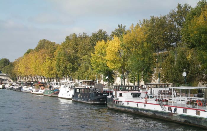 The banks of the Seine.