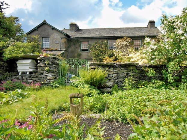 Hilltop House, Sawrey, Cumbria. The home of Beatrix Potter (Mrs Hellis) and her husband.