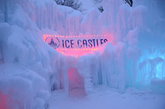Ice Castles at Lake Geneva, Wisconsin