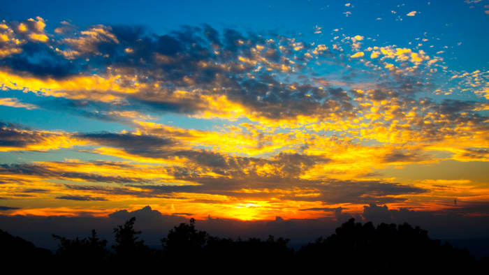 Sunset at Sklyand in Shenandoah National Park