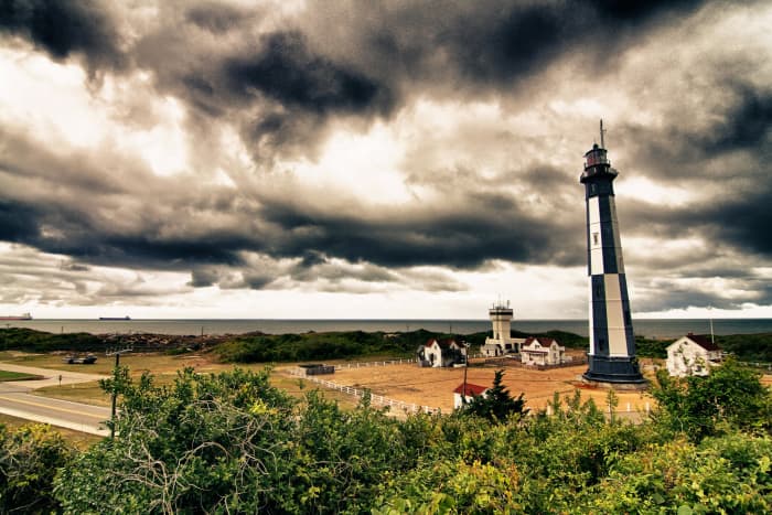 Cape Henry Lighthouse in Virginia Beach, Virginia