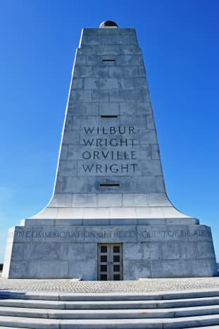 Wright Brothers National Memorial in Kitty Hawk, NC - Outer Banks North Carolina