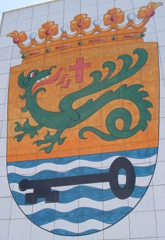 Dragon on the Puerto de la Cruz Coat-of-arms