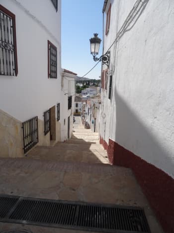 About Town in Olvera, a 'Pueblo Blanca.'