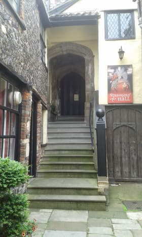 Entrance to Strangers' Hall