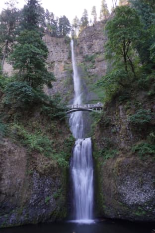 Multnomah Falls in the Columbia River Gorge