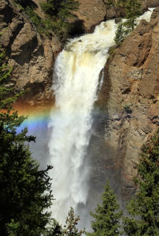 Tower Falls in Yellowstone National Park