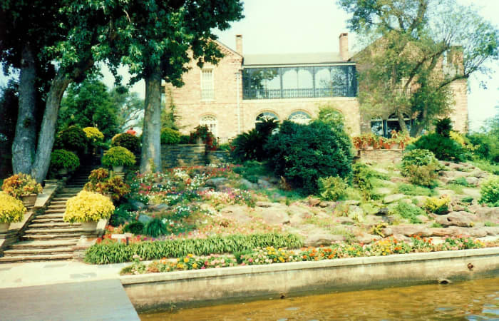 Bellingrath home as viewed from the waterfront 