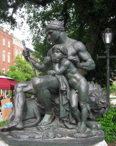&quot;Force&quot; is one of Mt. Vernon's many sculptures.
