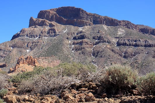 Mount Guajara - the third tallest mountain on Tenerife - stands high at 2,718m