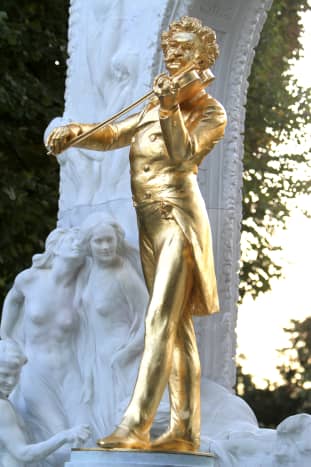 Johann Strauss Monument in Stadtpark