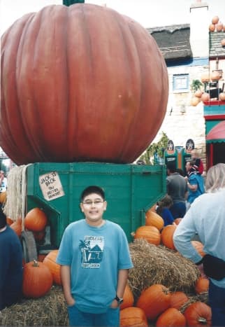 Busch Gardens in October circa 2000.