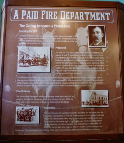 Information about the first paid fire department employees