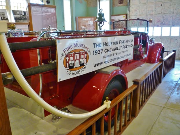 1937 Chevrolet Pumper at The Fire Museum of Houston
