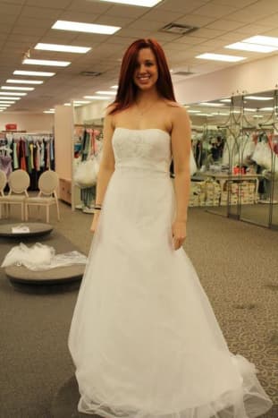 September 2011: During Metamorphosis. Shopping for a wedding dress. I had been doing Metamorphosis for two months and I was already seeing results.