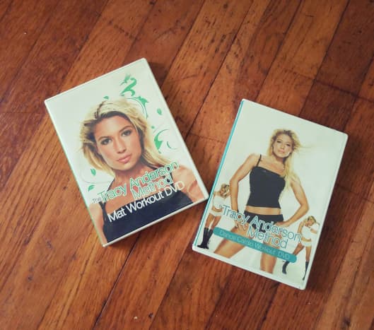 Tracy Anderson Method Mat DVD and Dance Cardio Workout DVD.