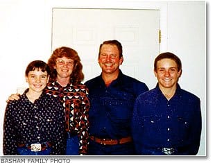 Cody posing with the family he would subsequently murder.  Right to left: Marilea, Tryone, Paul, and Cody.  There were secrets hidden behind the smiles in the &quot;happy&quot; family photos.