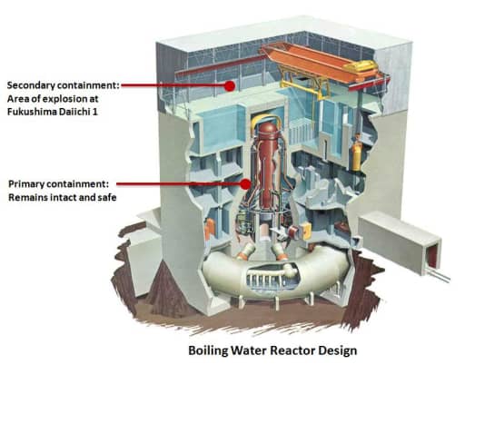 Diagrams of the boiling water reactor (Brook).