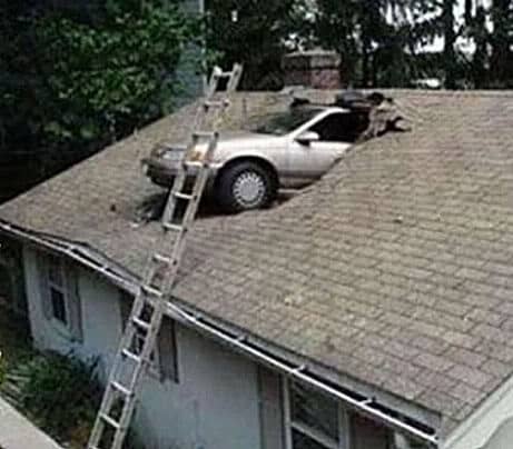 Why did they put this car in the attic in the first place?