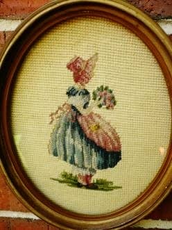 Some needlepoint done by my grandmother.