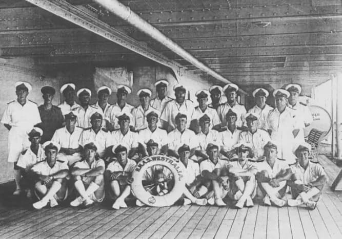 Australian Saliors, Crew of  HMAS Westralia
