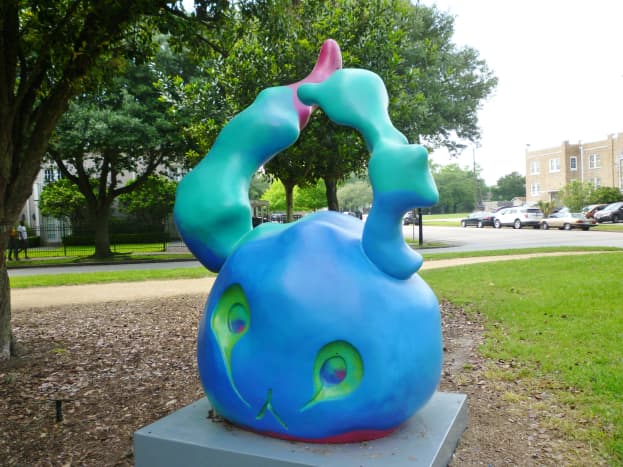 &ldquo;Bunny&rdquo; sculpture by Tara Conley in True South sculpture exhibit Houston