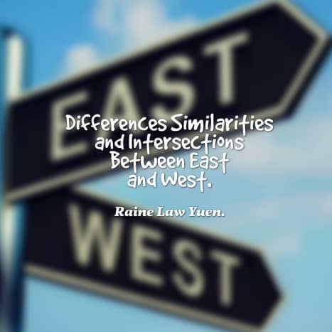 Differences, Similarities and Intersections Between East and West. 