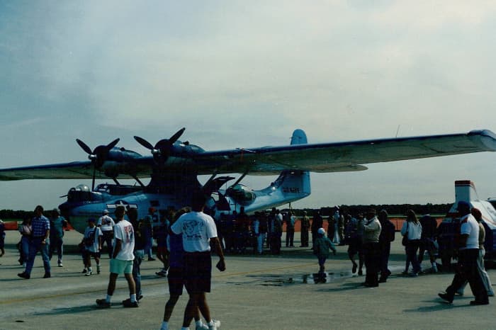 Catalina at Joint Base Andrews, circa 1992.